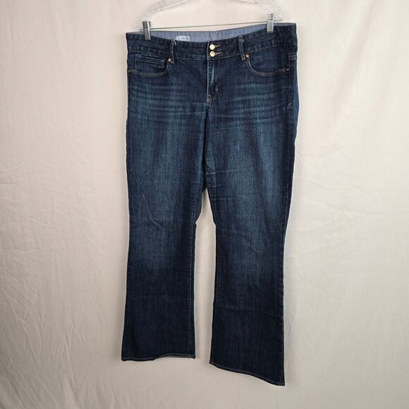 Gap 1969 Perfect Boot Women's 18 Long Blue Dark Wash - Picture 16 of 16